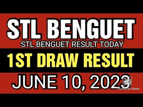 stl benguet result